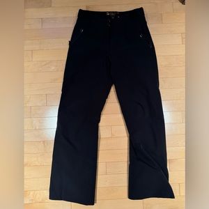 Mountain Force black Womens ski pants size 36/S